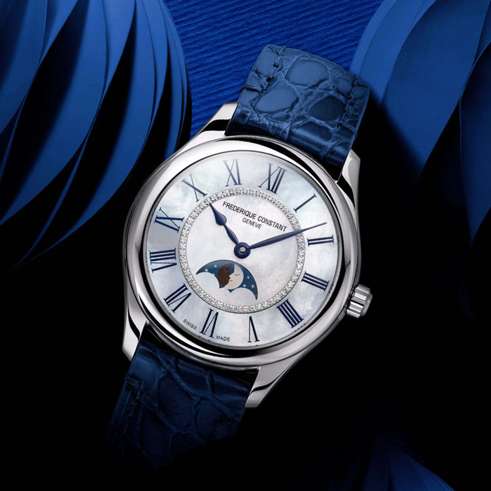 CONSTANT 康斯登 Classics系列 優雅月相 珍珠母貝 時尚機械腕錶 36mm 錶 週年慶 雙11 FC-331MPWND3B6
