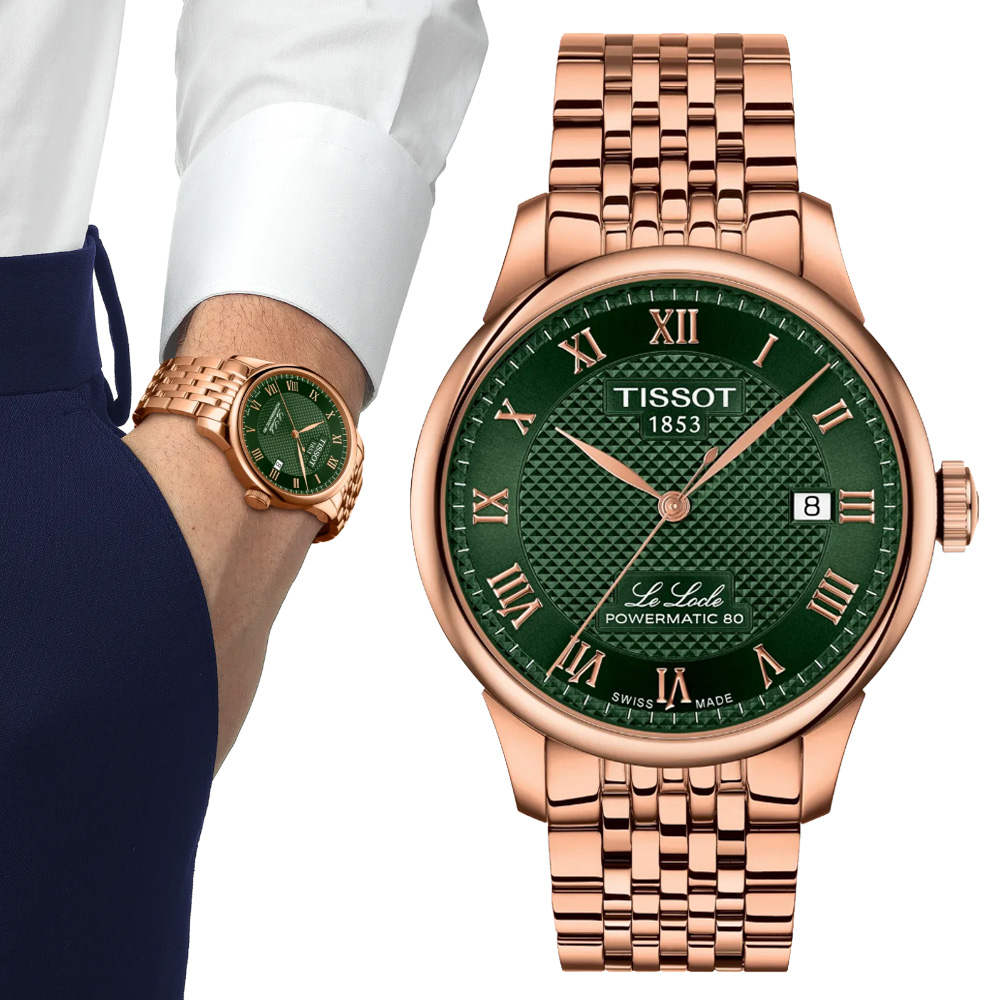 TISSOT 天梭 官方授權 LE LOCLE力洛克系列 經典機械腕錶 錶 週年慶 雙11 T0064073309300 / T006.407.33.093.00