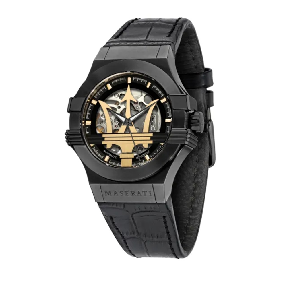 MASERATI 瑪莎拉蒂 經典鏤空機械腕錶42mm(R8821108036)