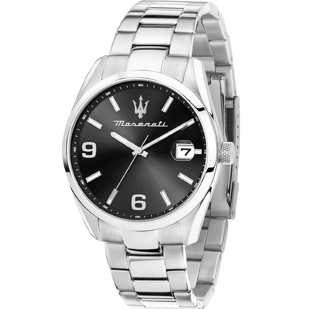 MASERATI 瑪莎拉蒂 【 TIME】簡約大三針時尚男錶R8853151007