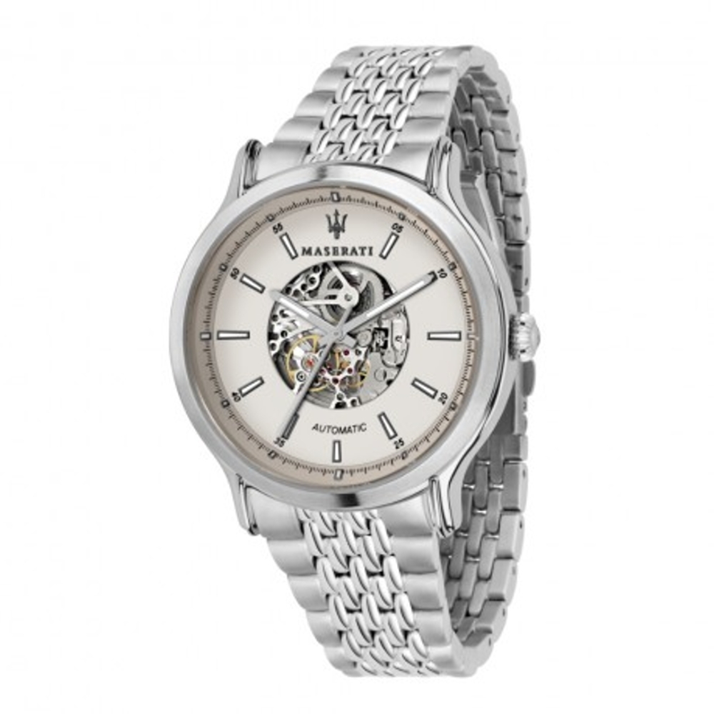 MASERATI 瑪莎拉蒂 LEGEND 經典機械錶帶腕錶42mm(R8823138001)