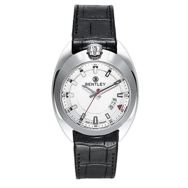 BENTLEY 賓利 ROAD CAPTAIN系列 經典不銹鋼手錶( 銀面 / 黑 BL1682-20001 )