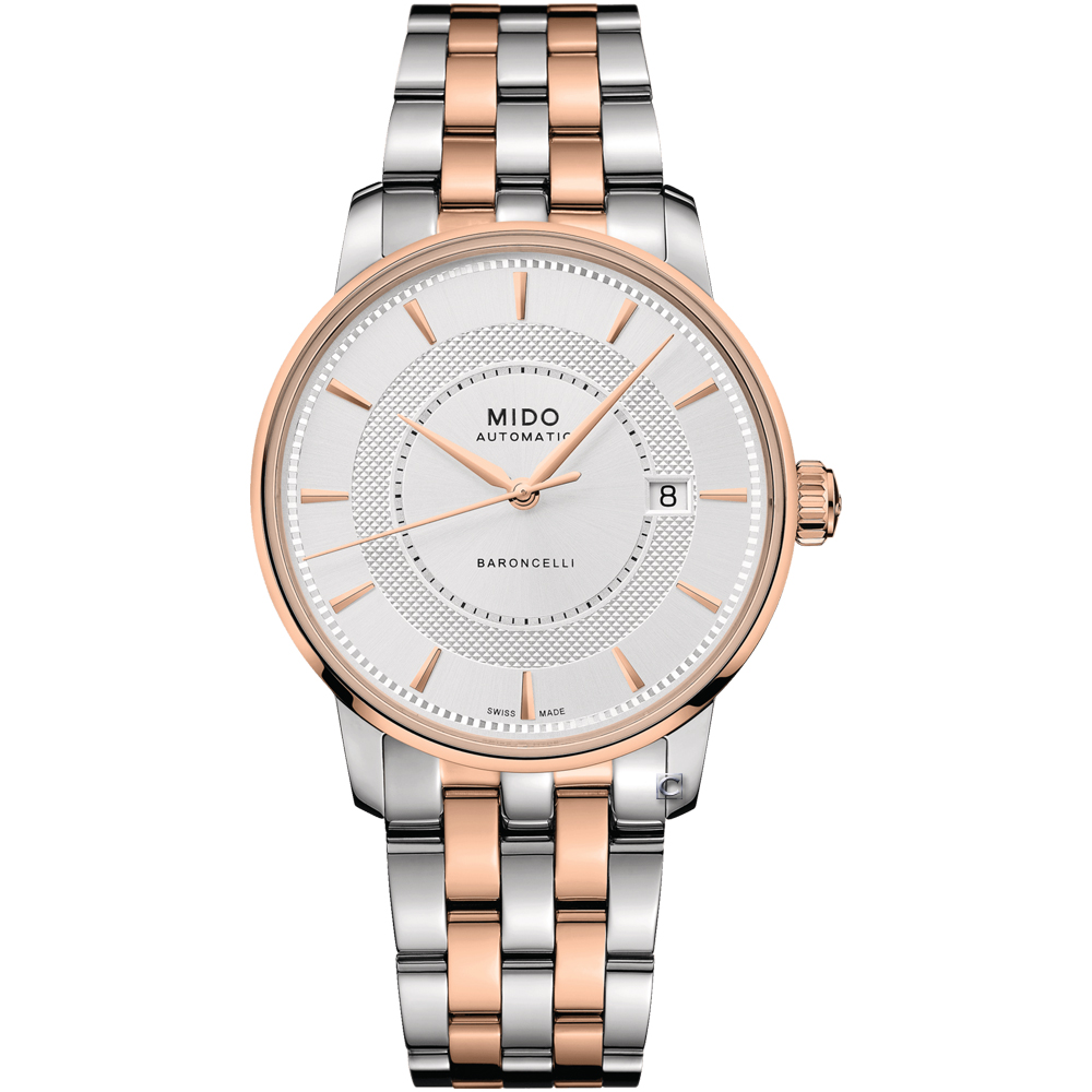 MIDO 美度 BARONCELLI SIGNATURE 沉穩紳士機械男錶 M0374072203101