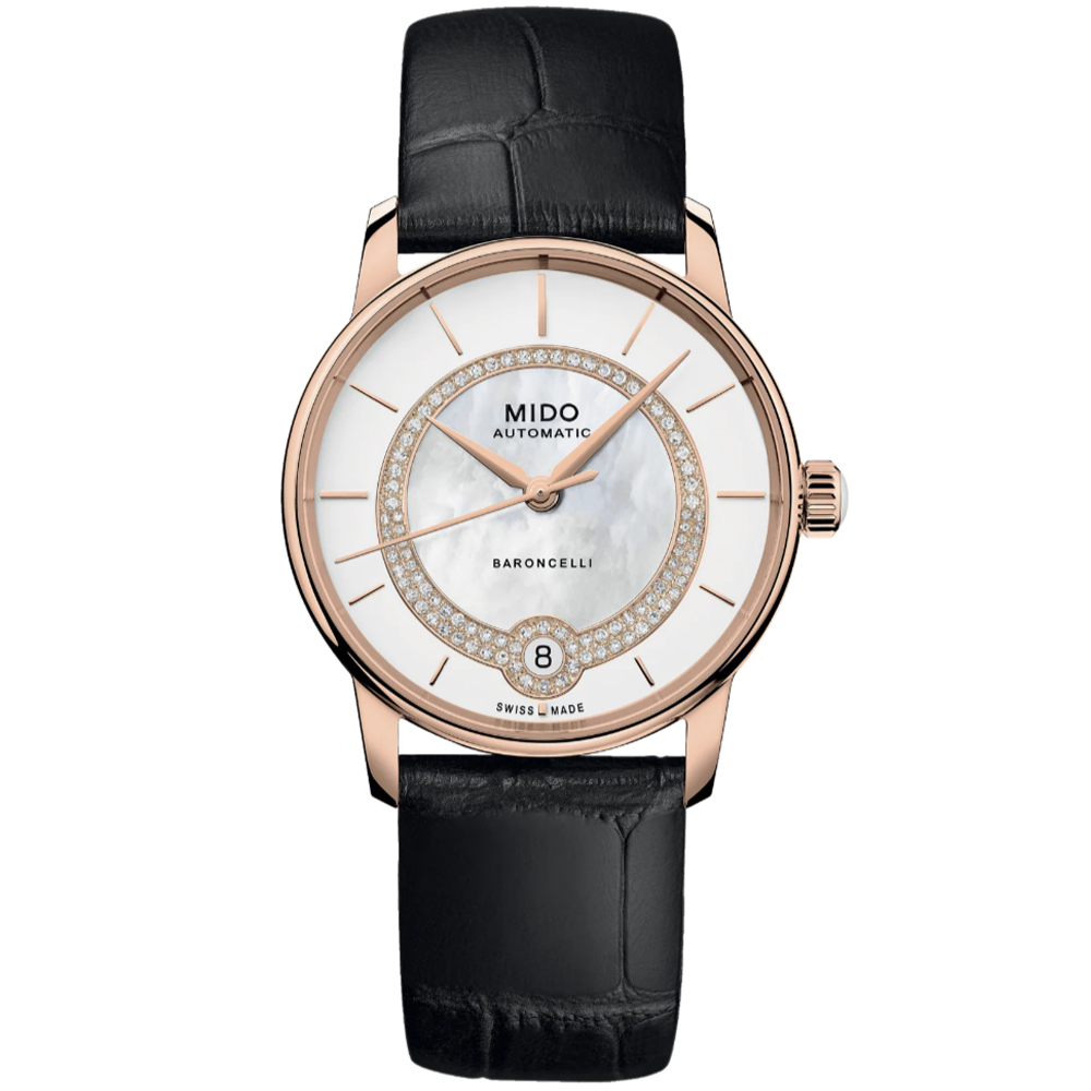 MIDO 美度 BARONCELLI 永恆系列 真鑽機械腕錶 錶 週年慶 雙11 M0378073603100 / M037.807.36.031.00