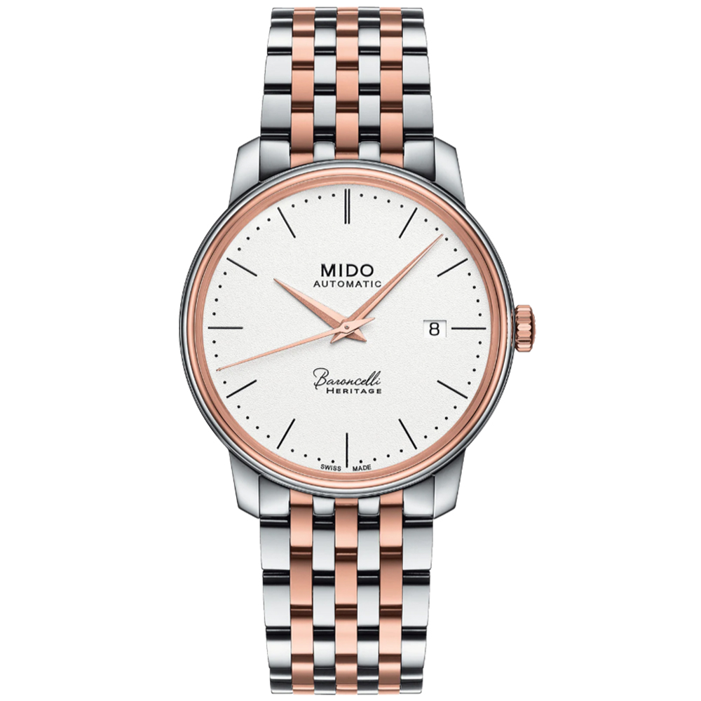 MIDO 美度 BARONCELLI 永恆系列 復刻機械腕錶 錶 週年慶 雙11 M0274072201000 / M027.407.22.010.00