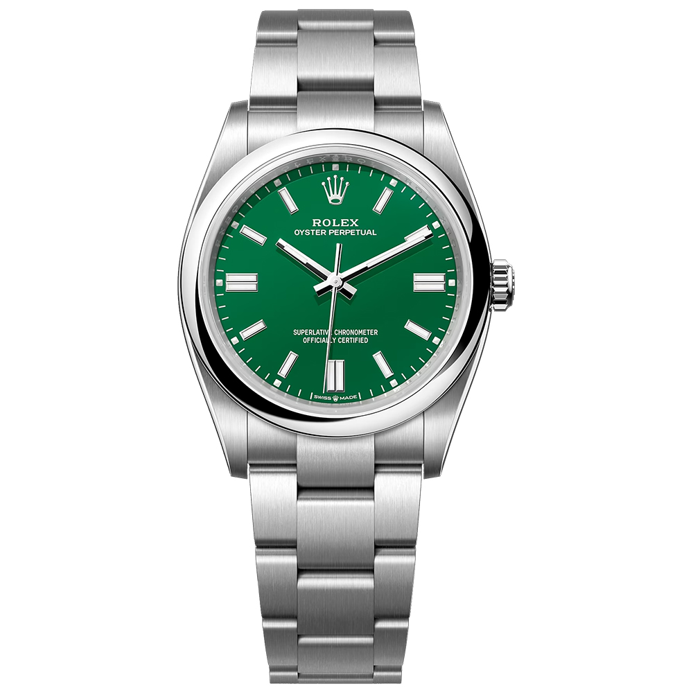 Rolex 勞力士 OP系列 綠面 126000 蠔式恆動腕錶 36mm