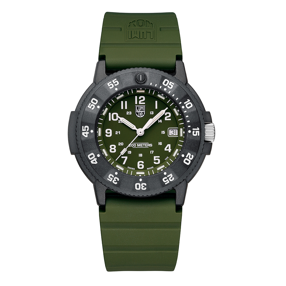 LUMINOX 雷明時  NAVY SEAL EVO海豹部隊腕錶 [進化版]  橄欖綠 / (3013EVO.S)