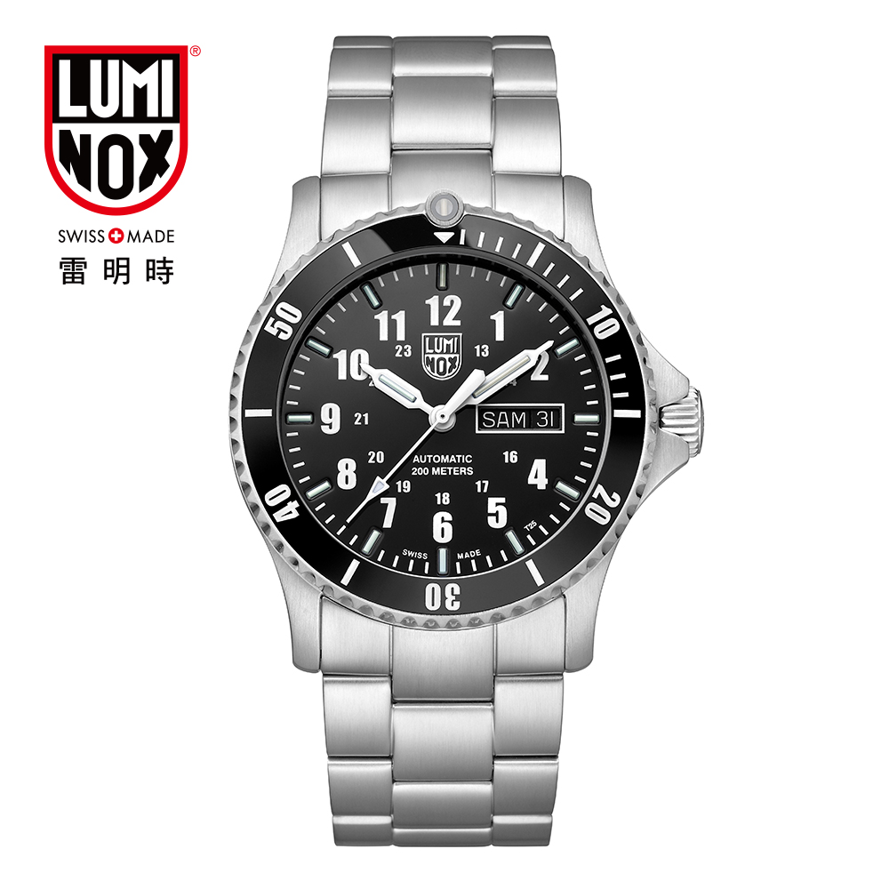 LUMINOX 雷明時 Sport Timer 200米潛水自動機械錶鋼帶42MM (0921M)