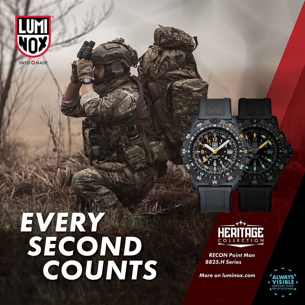 LUMINOX 雷明時 RECON Point Man Heritage 8825偵察兵35週年紀念錶(