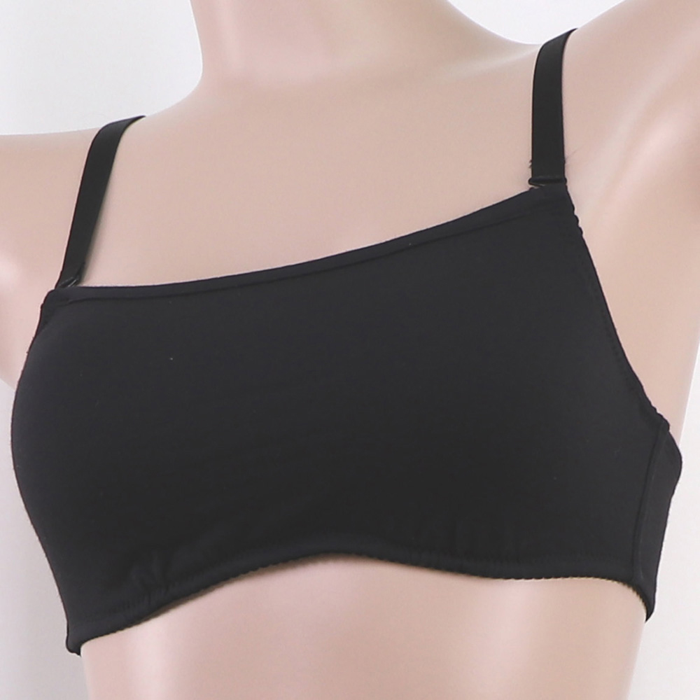 SAVVY 莎薇 -BRA T小可愛 S-3L 素面平口內衣(經典黑)-ATT801BL