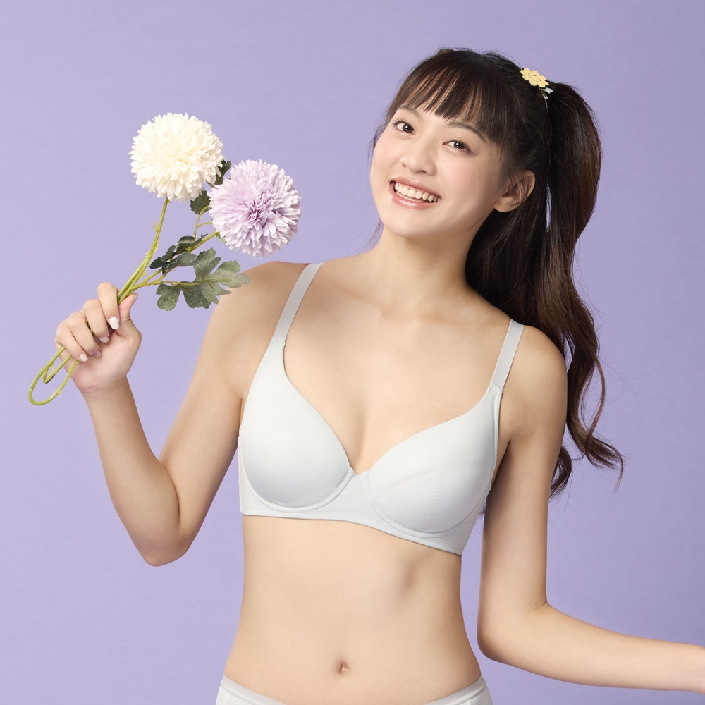 BeenTeen 嬪婷 FTC系列大罩杯 DEF70-85罩杯內衣(柔霧灰綠)-BB4024F5