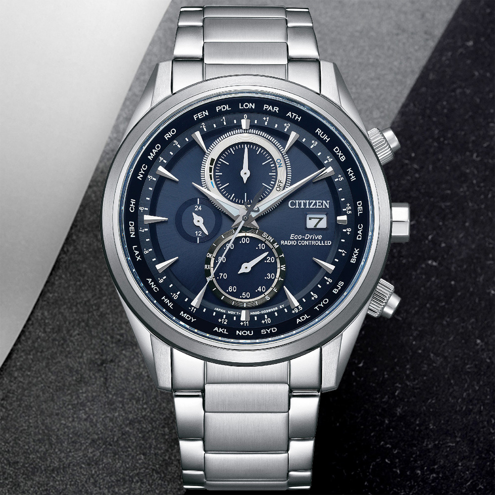 CITIZEN 星辰 GENTS 電波計時 光動能時尚腕錶 錶 手錶 送禮 AT8260-85L