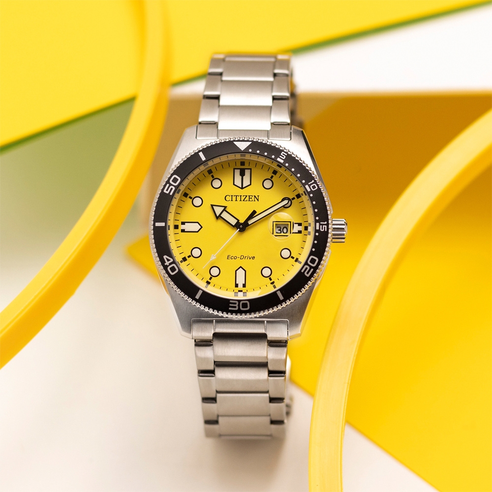 CITIZEN 星辰 GENTS 大膽玩色潮流男錶(AW1760-81Z)/43mm