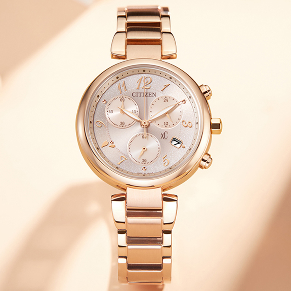 CITIZEN 星辰 xC 心蕊限定 光動能計時腕錶 錶 手錶 送禮 FB1452-66X