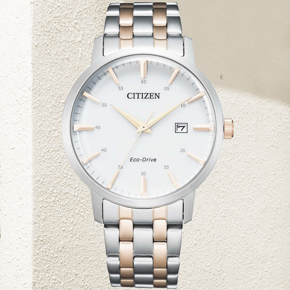 CITIZEN 星辰 GENTS 光動能簡約經典腕錶 錶 週年慶 雙11 BM7466-81H