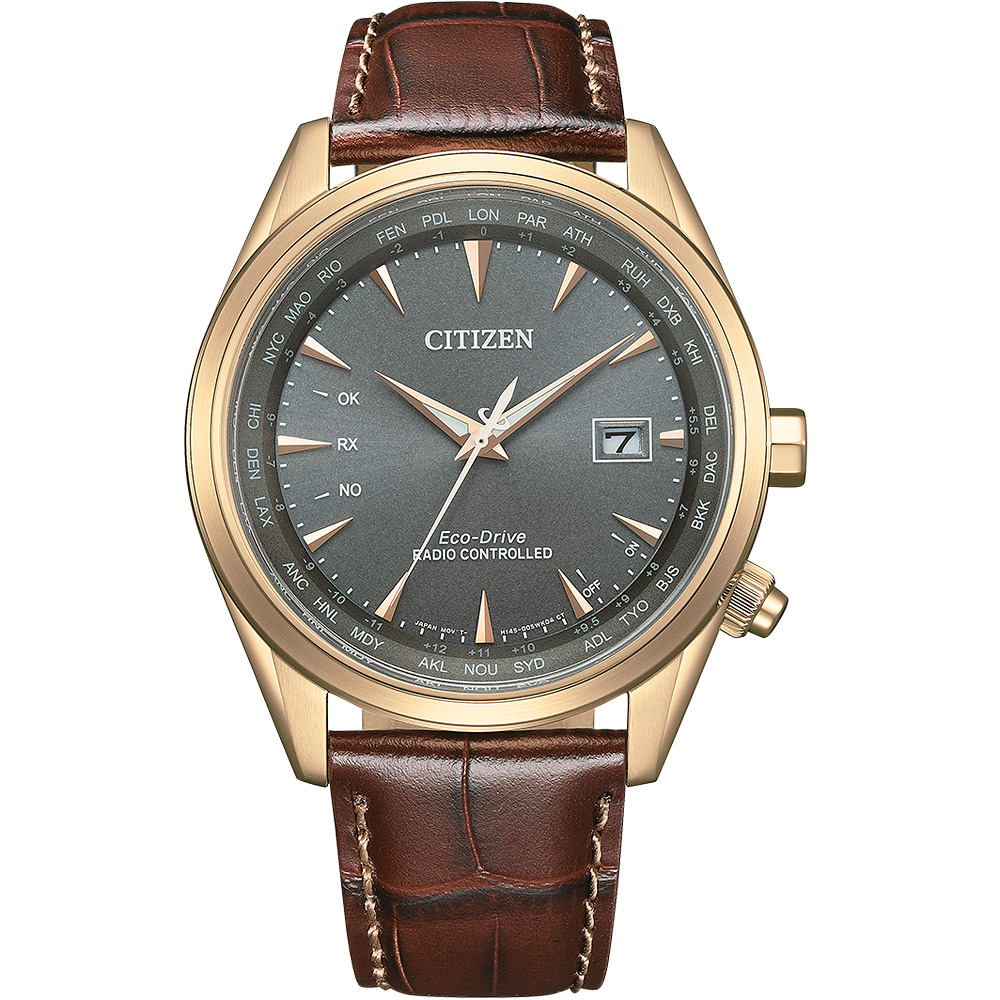 CITIZEN 星辰 亞洲限定 光動能電波萬年曆手錶 百貨周年慶 CB0273-11H