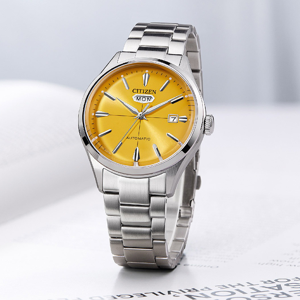 CITIZEN 星辰朝日C7 經典復刻機械錶/40.2mm/NH8391-51Z - PChome 24h購物
