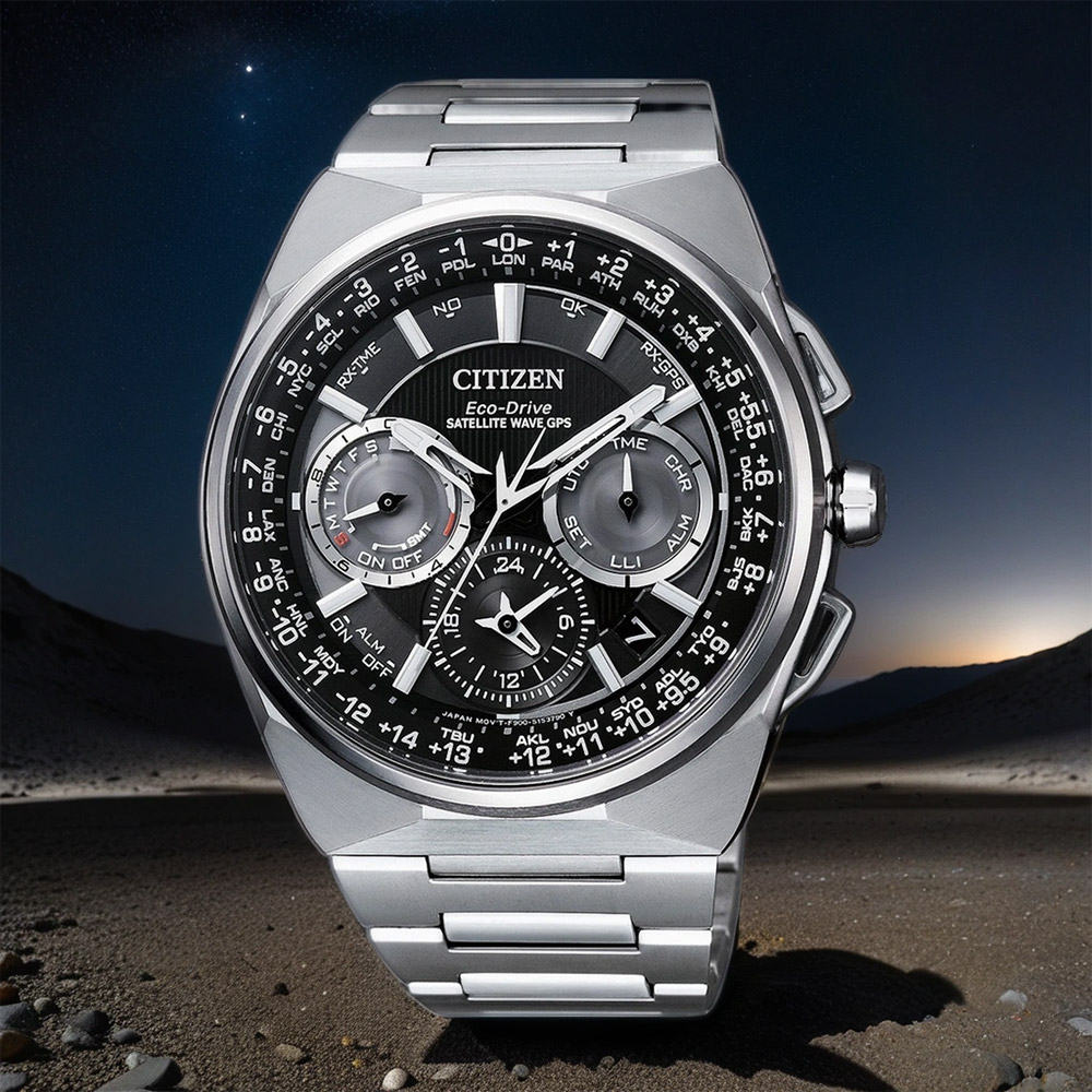 CITIZEN 星辰 鈦金屬GPS衛星對時手錶 周年慶獻禮-45mm CC9009-81
