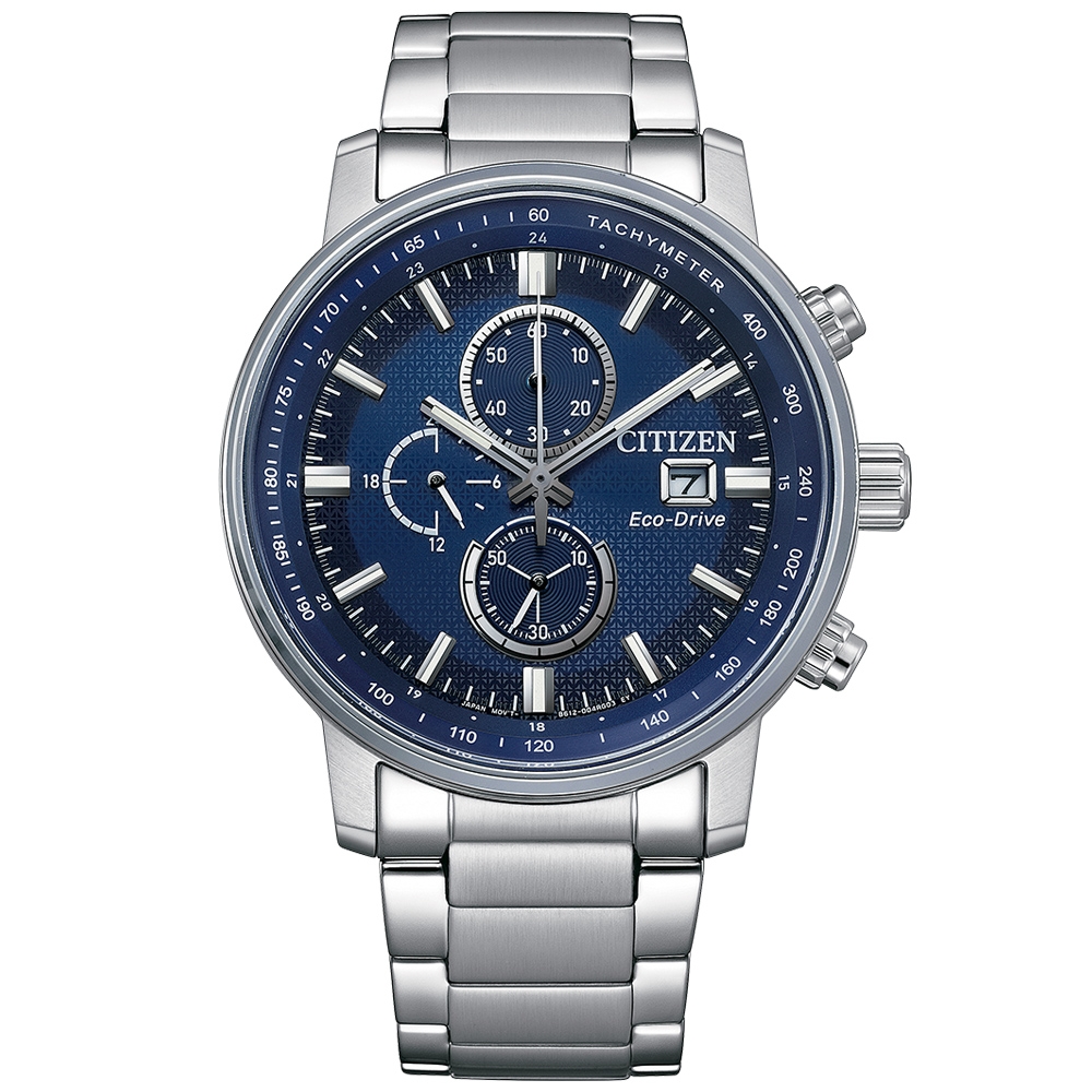 CITIZEN 星辰 Chronograph 韋禮安亞洲限定 光動能計時腕錶 CA0846-81E 附提袋