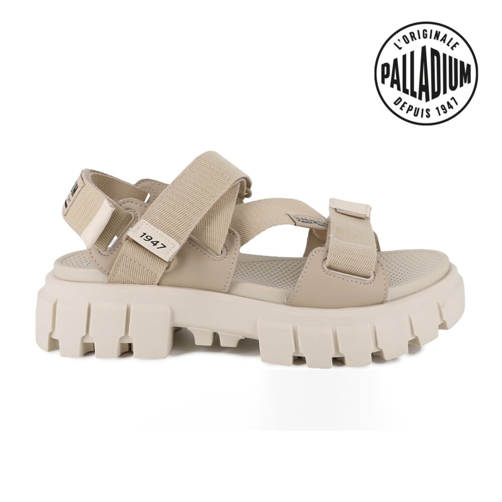 Palladium PALLADIUM REVOLT SANDAL MONO機能織帶魔鬼氈涼鞋-女鞋-奶茶(98578-298-M)