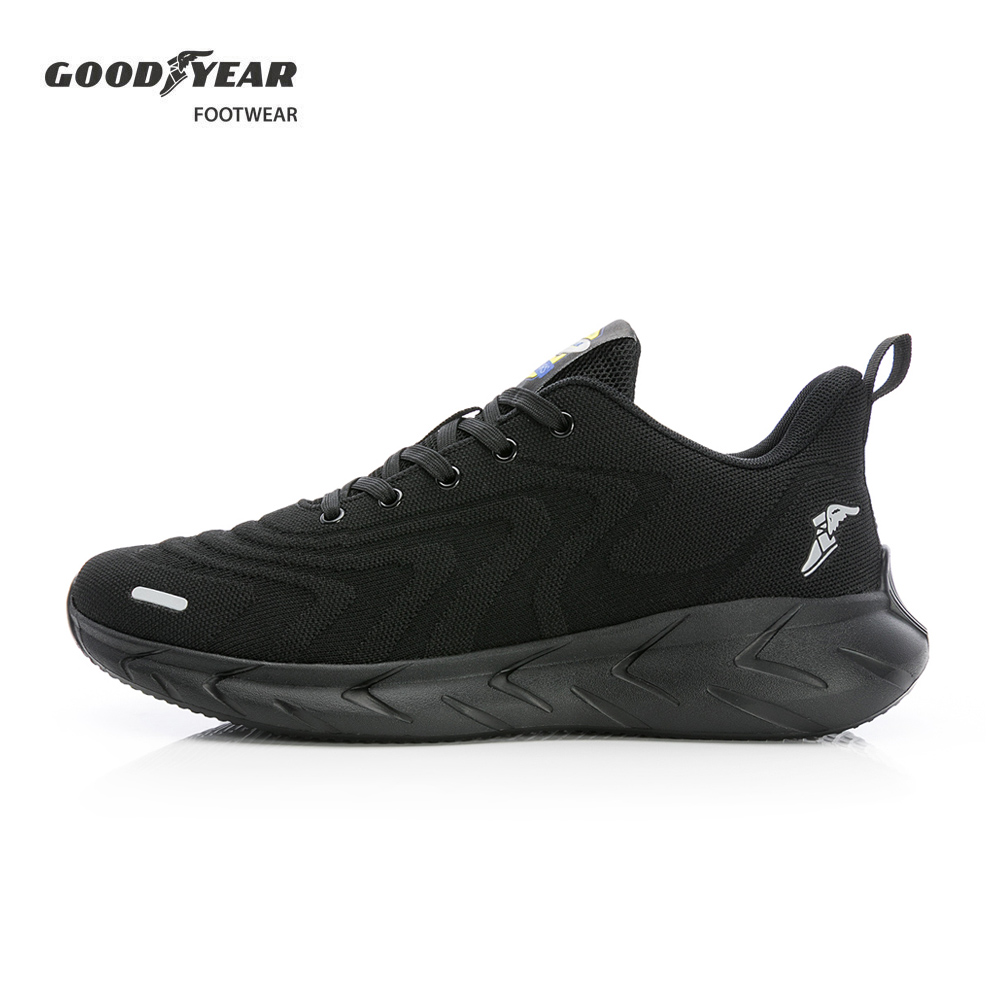 Goodyear 固特異 緩震運動鞋/女 輕量 緩震 透氣 黑(暢跑動能-GAWR52820)