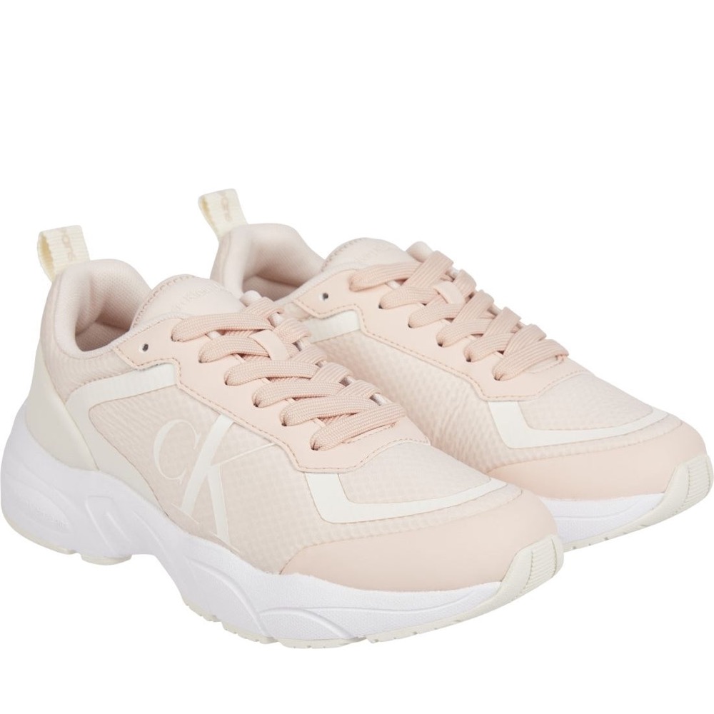 Calvin Klein RETRO TENNIS OVER MESH SHOE 粉色女鞋