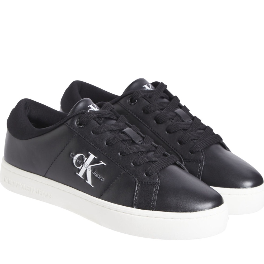 Calvin Klein CLASSIC CUPSOLE LOW 休閒 平底鞋 黑色女鞋