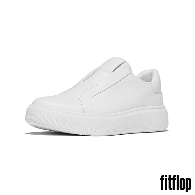 FitFlop RTG 套穿式皮革休閒鞋-女(都會白)