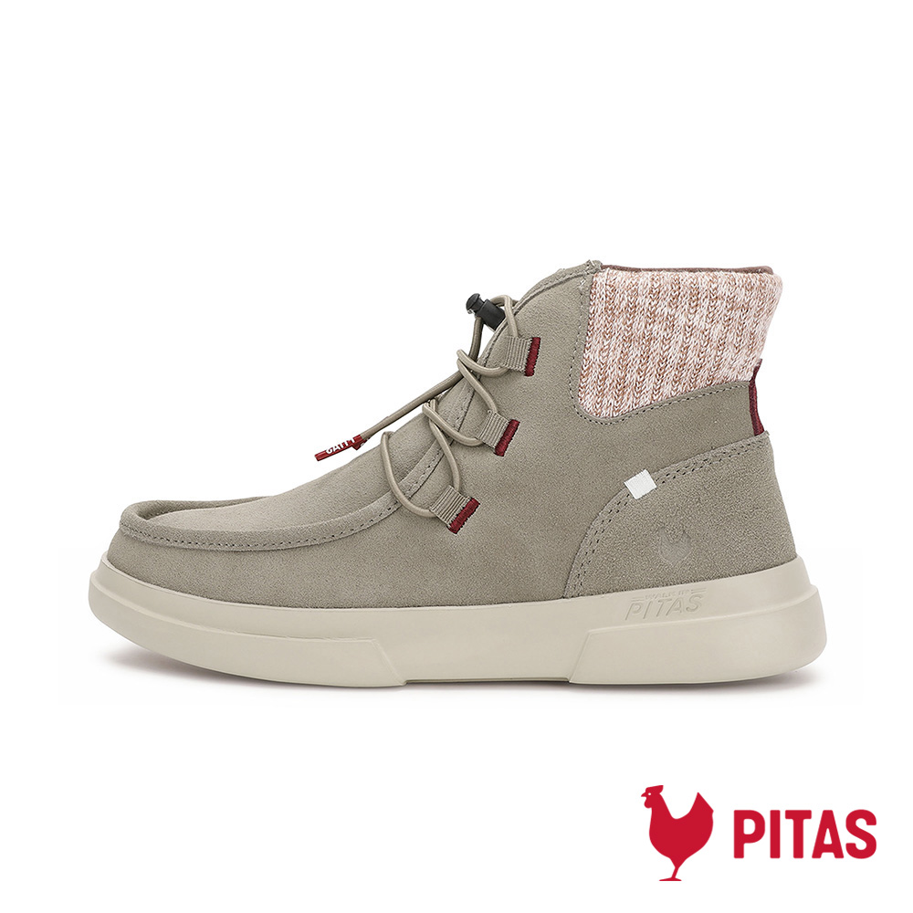 Walk In Pitas 女鞋 PIC TRENTO 防潑水輕量短靴/裸靴/休閒靴 (PI2558-282 雪莓杏灰)