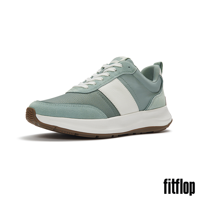 FitFlop F-MODE FLOW 布料/麂皮休閒鞋-女(鼠尾草綠)