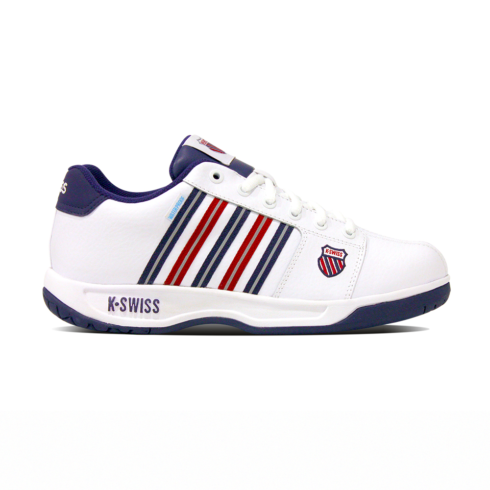 K-SWISS 防水運動鞋 EADALL WP 防水 女鞋 白藍紅色 96781-113-M