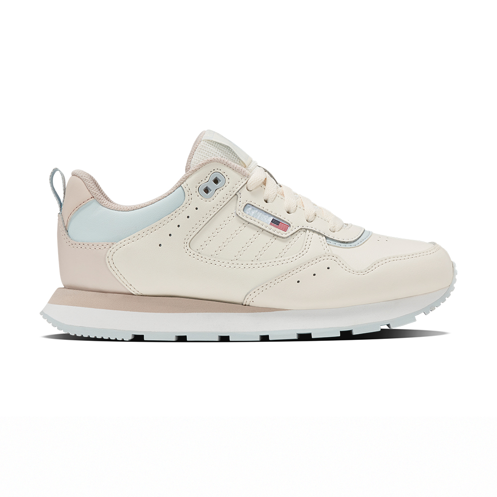 K-SWISS 時尚運動鞋 VISTA RUNNER 跑步 女鞋 米白粉藍淺粉色 99444-156-M