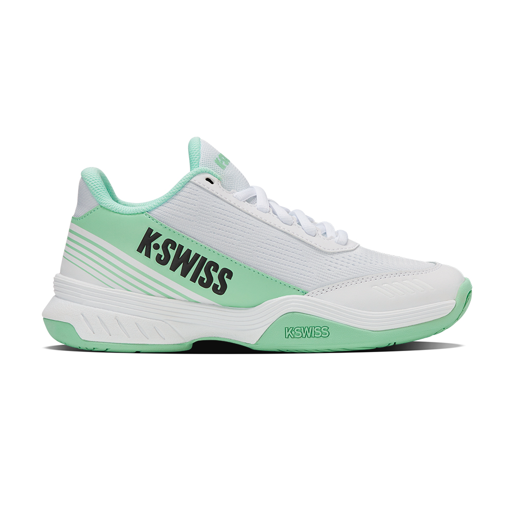 K-SWISS 透氣輕量網球鞋 SPEEDEX 2 運動 匹克球 女鞋 白薄荷綠色 99486-131-M