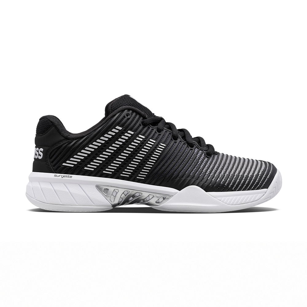 K-SWISS 透氣輕量網球鞋 HYPERCOURT EXPRESS 2 運動 女鞋 黑銀色 96613-085-M（其他規格）