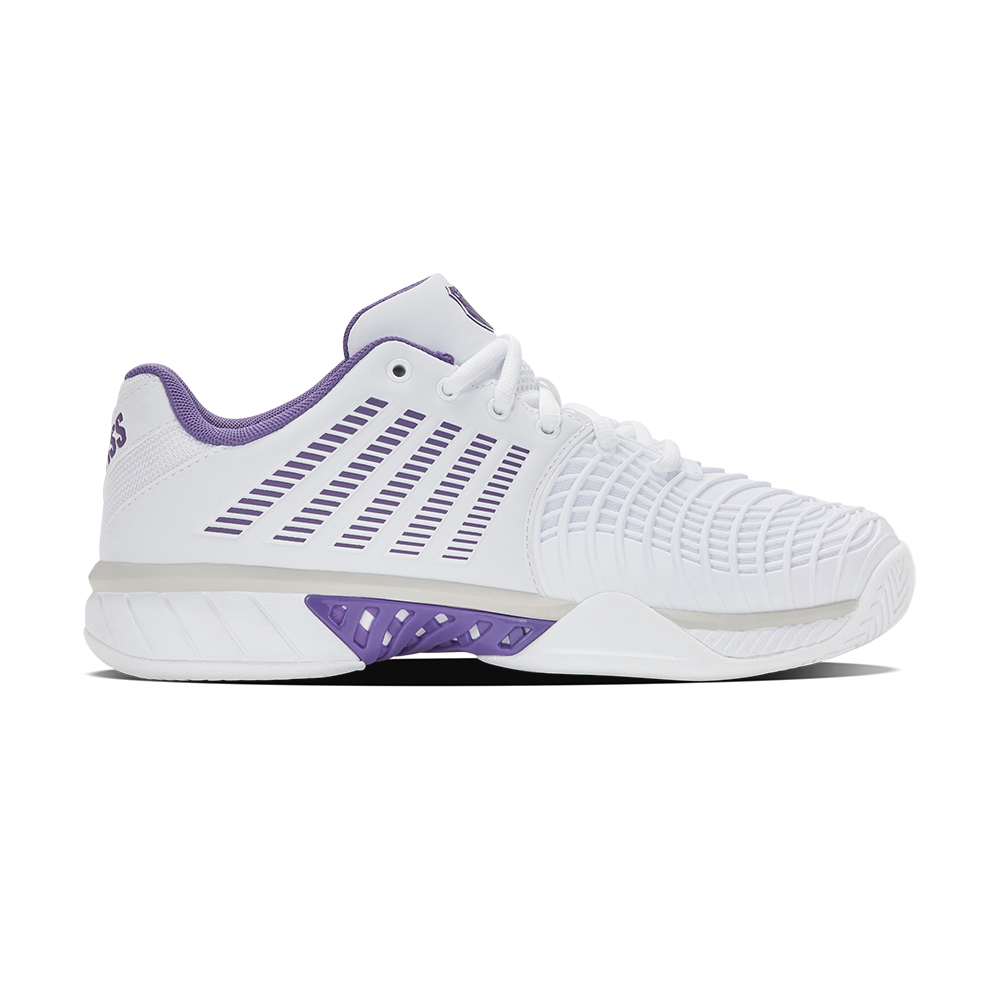 K-SWISS 專業網球鞋 EXPRESS LIGHT 3 運動 匹克球 女鞋 白紫色 98562-149-M