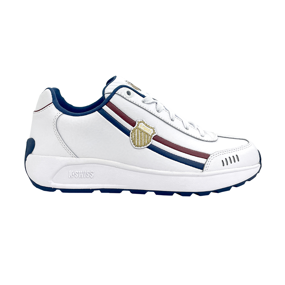 K-SWISS 經典運動鞋 ENSTEV 女鞋 白藍紅色 9914-466-M