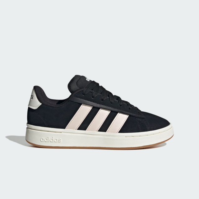 adidas 愛迪達 Adidas 愛迪達 Grand Court Alpha 00s JQ3000 女 休閒鞋 滑板鞋 舒適 黑 粉紅