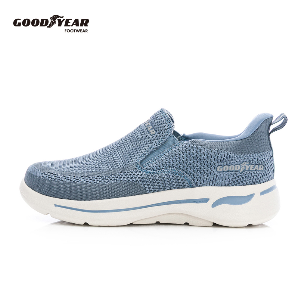 Goodyear 固特異 防潑水輕量健走鞋/女 輕量 防潑水 舒適 牛仔藍(易步-GAWR62826)