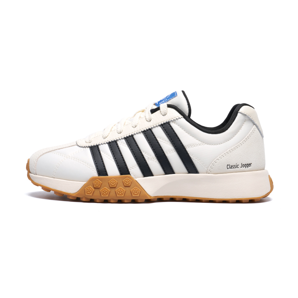 K-SWISS 經典運動鞋 CLASSIC JOGGER 休閒 五條線 女鞋 白黑色 94950-216-M