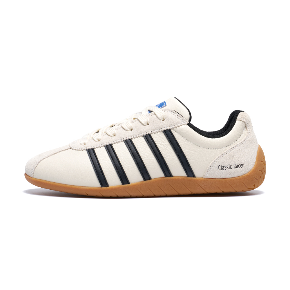K-SWISS 經典休閒鞋 CLASSIC RACER 五條線 女鞋 白黑色 94953-216-M