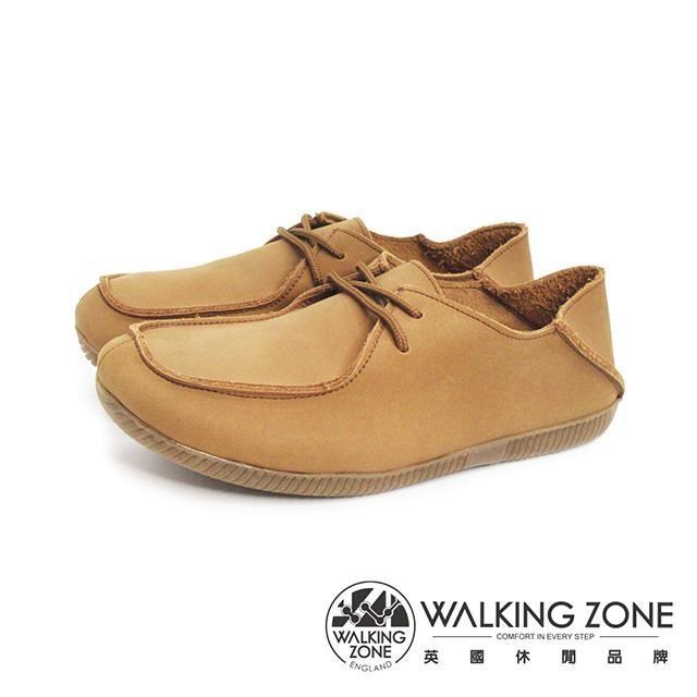 WALKING ZONE (女)可踩式雙穿休閒女鞋-深棕色
