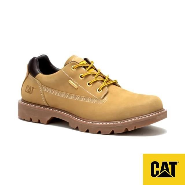CAT Colorado Low 2.0 Wp 防水真皮休閒鞋舒適 女鞋-小麥黃