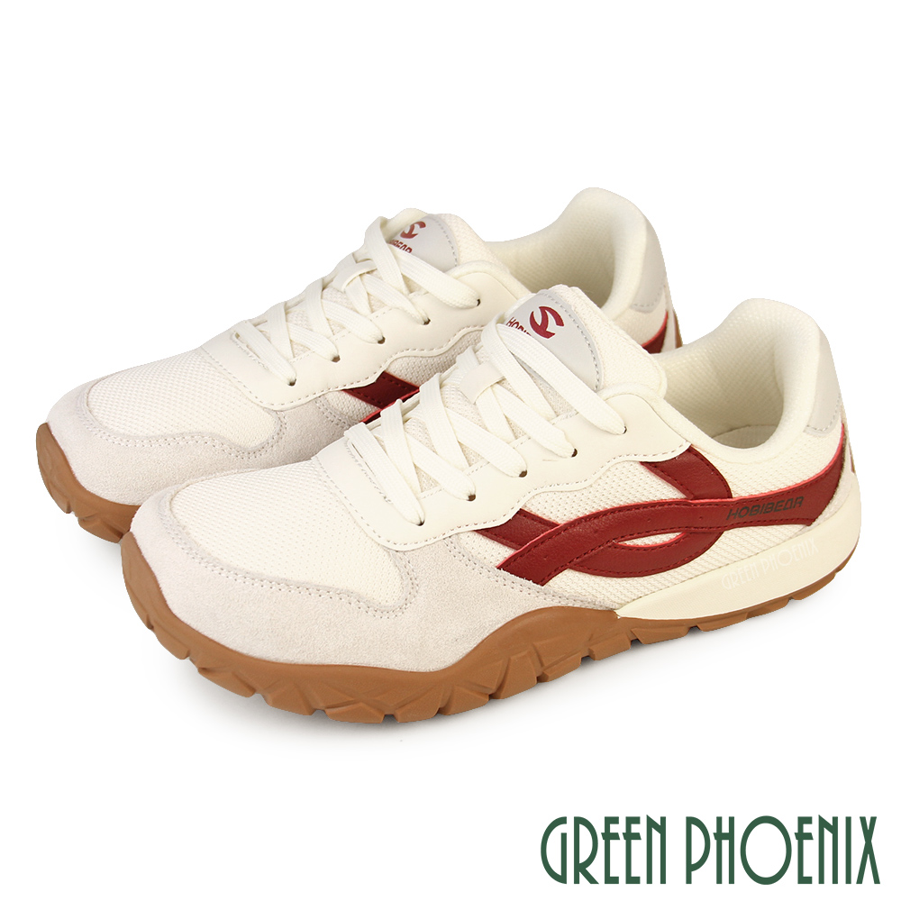 GREEN PHOENIX 波兒德 女 休閒鞋 平底休閒鞋 寬楦 復古 軍風 平底U52-27171