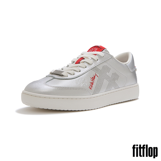 FitFlop FITFLOP X KEITH HARING THE DASH FF 運動風休閒鞋-女(金屬銀色)