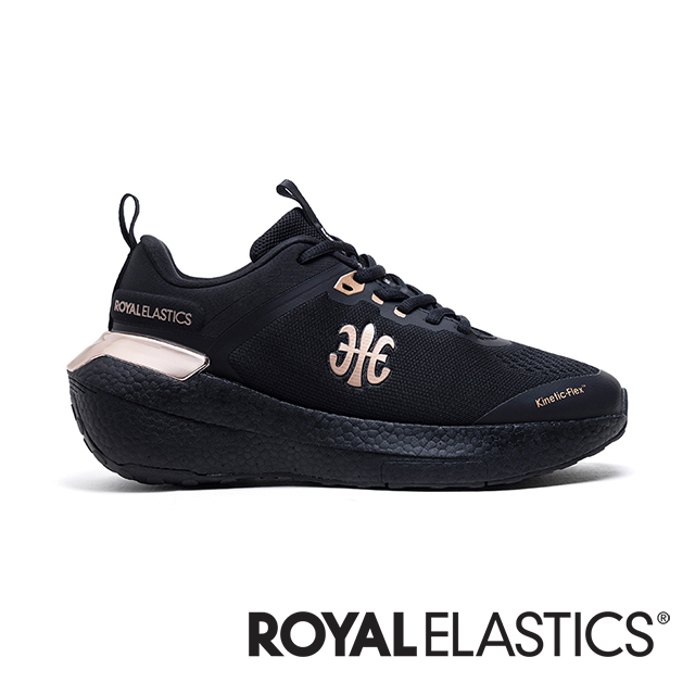 Royal Elastics NOAH 運動休閒鞋 網布 黑/玫瑰金 (女)910361-997