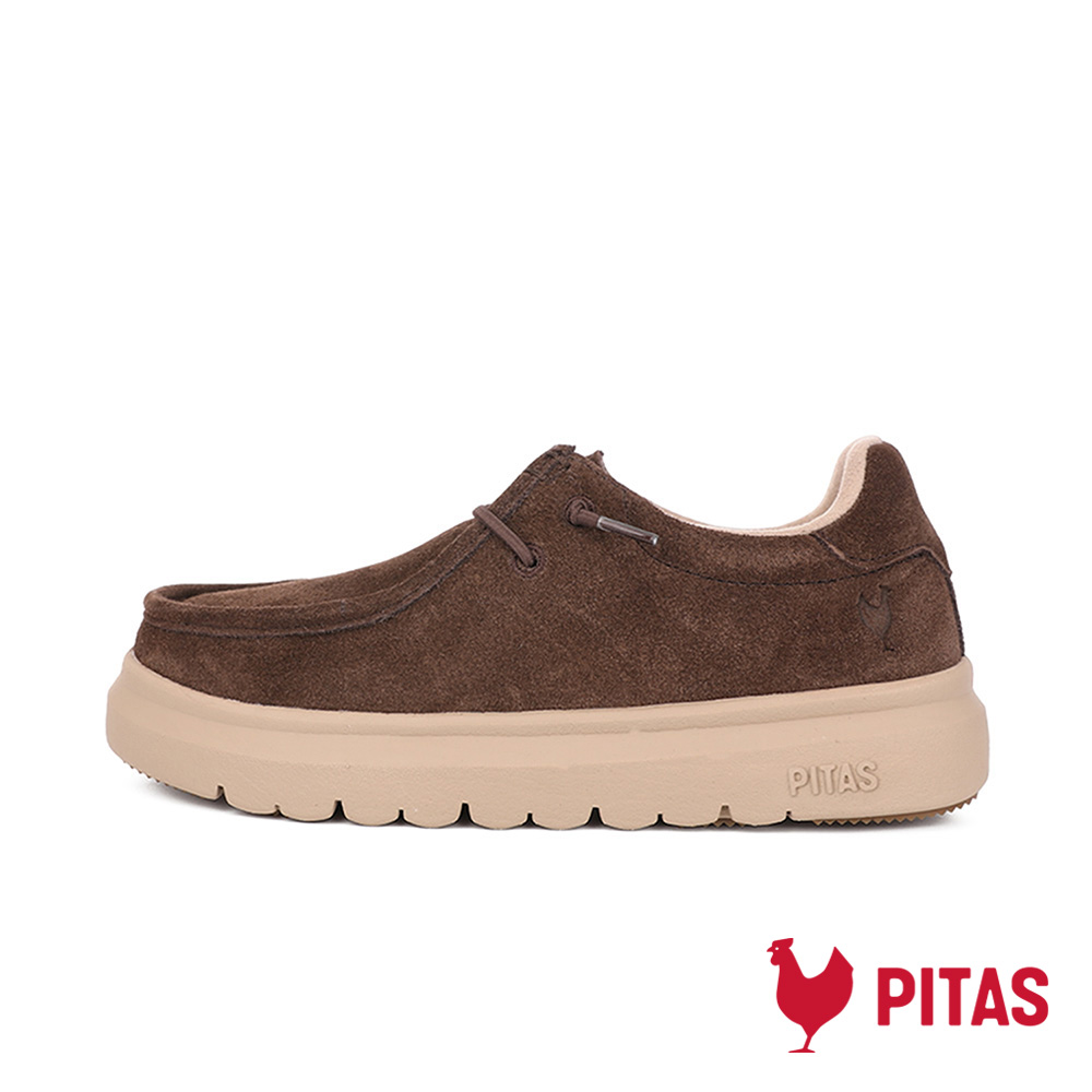 Walk In Pitas 女鞋 TRACK LYON 防潑水時尚懶人鞋/休閒鞋 (PI2552-612 榛果咖)