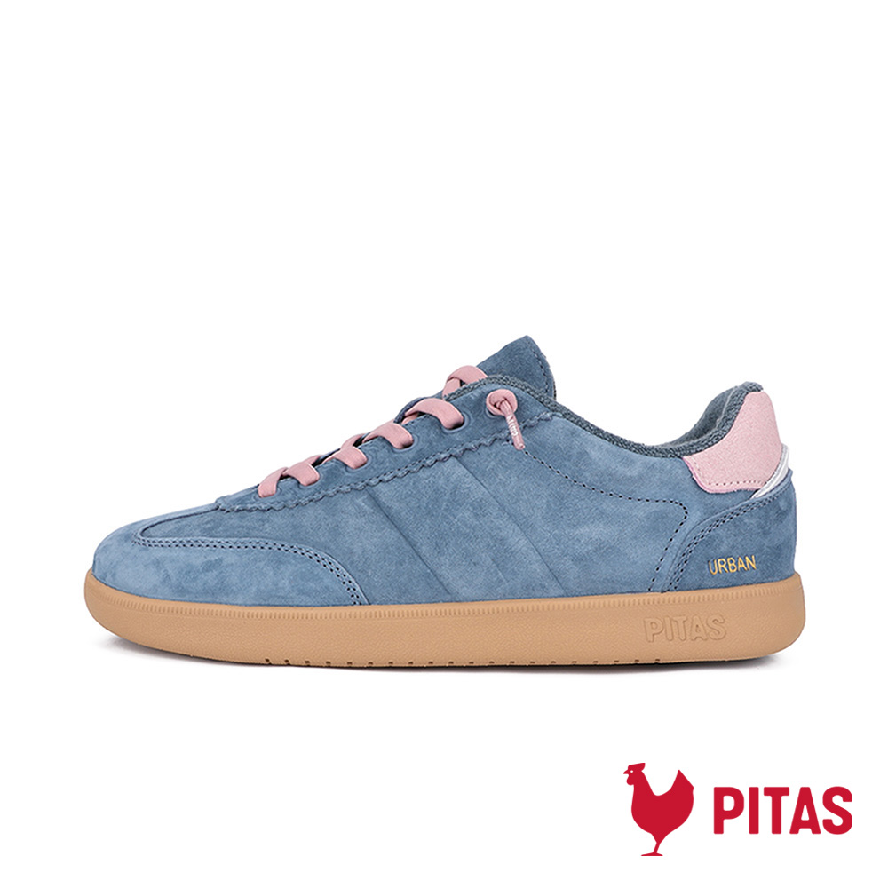 Walk In Pitas 女鞋 URBAN 防潑水時尚免綁帶德訓鞋/休閒鞋 (PI2660-636 愛琴藍)