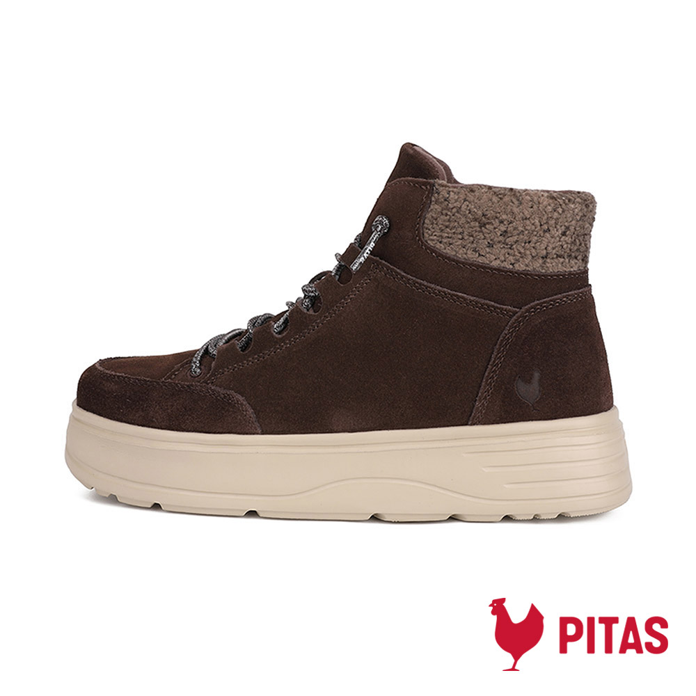 Walk In Pitas 女鞋 BLOCK MANILA 防潑水輕量短靴/裸靴/休閒靴 (PI2666-212 摩卡咖)