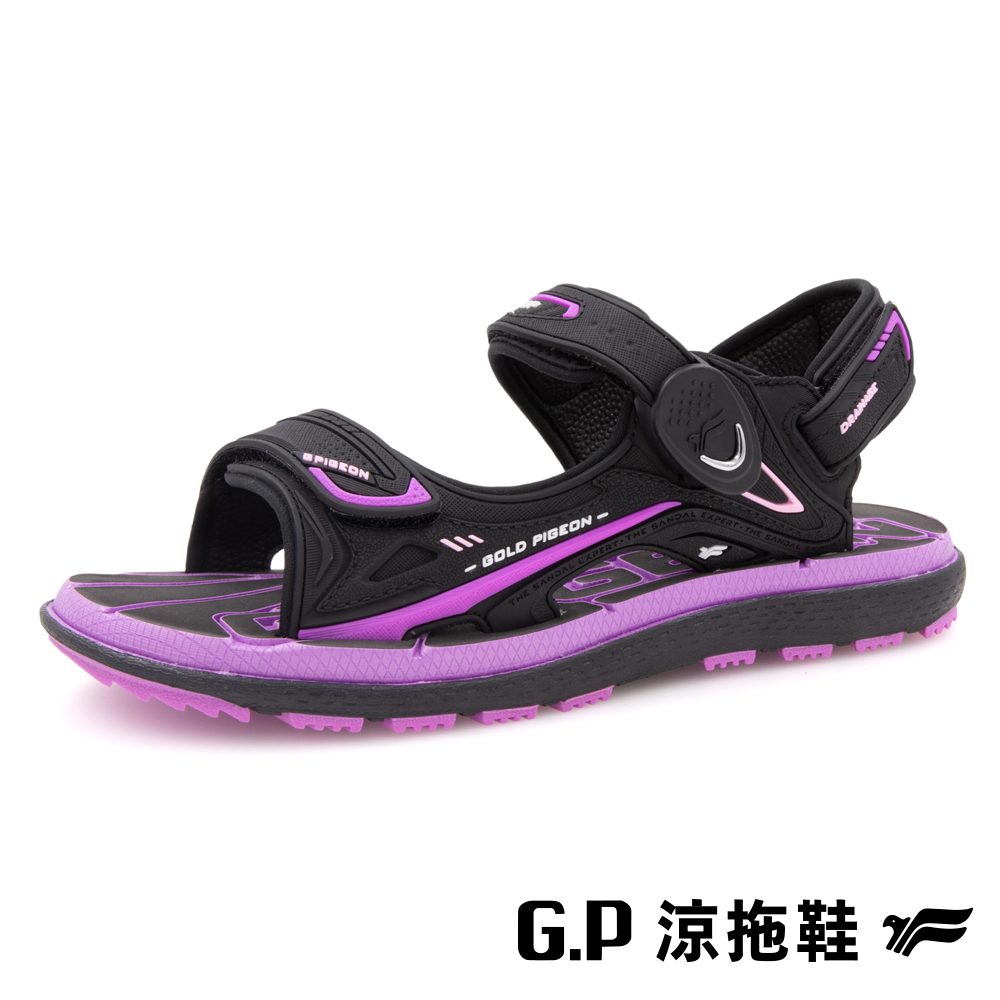 G.P 啟蒙 G.P 女款經典休閒舒適磁扣兩用涼拖鞋 G5788W-41 紫色(SIZE:36-39 共二色)