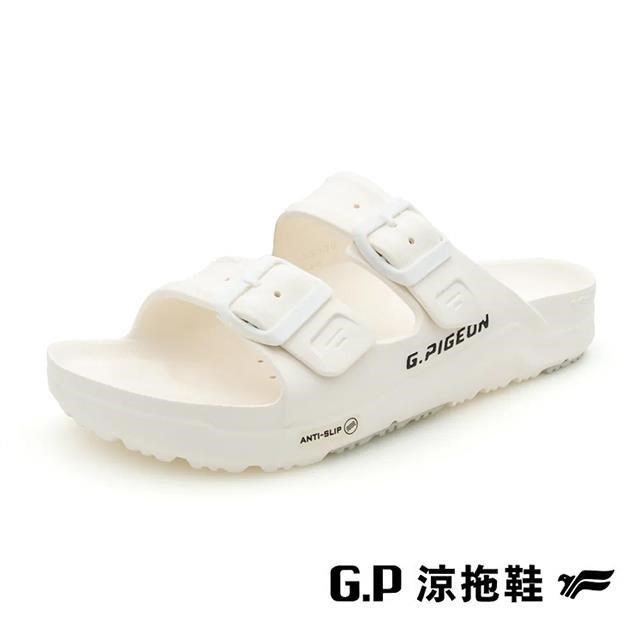 G.P 啟蒙 (女)AQUOS綠藻舒適機能水行鞋 拖鞋 女鞋-白色（其他規格）